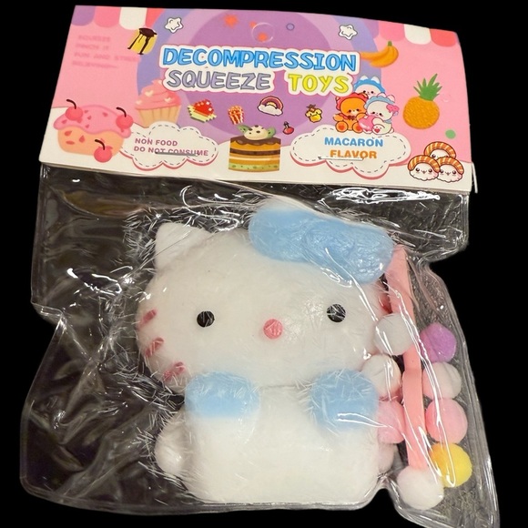 Hello kitty Decompression Squeeze Toys Macaron Flavor Cat Sanrio - Picture 1 of 4